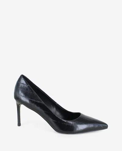 Kenneth Cole Perfect Leather Heel In Blue