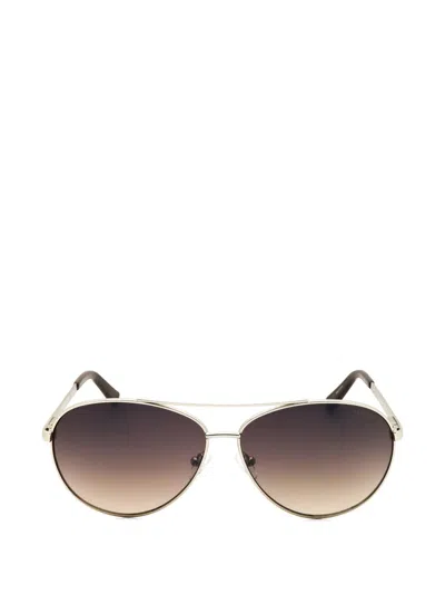 Kenneth Cole Pilot-frame Sunglasses In Brown