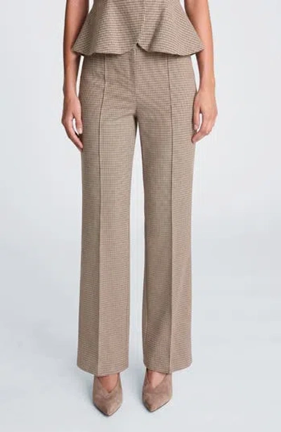 Kenneth Cole Pintuck Trousers In Brown