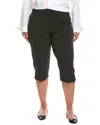 Kenneth Cole Plus Pedal Pusher Pant In Black