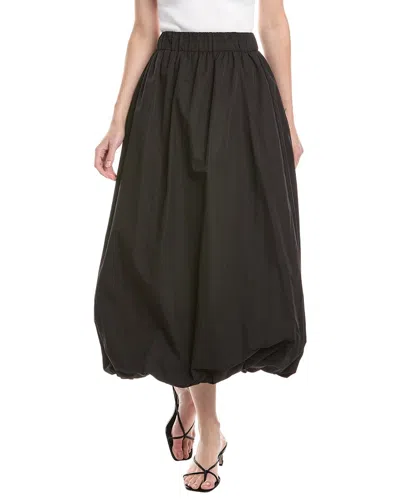 Kenneth Cole Poplin Bubble Midi Skirt In Multi