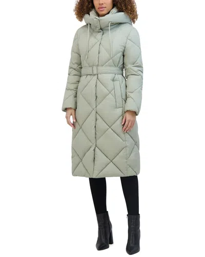 KENNETH COLE POWDER TOUCH MATTE QUILTED COAT