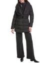 Kenneth Cole Powder-touch Puffer Coat In Black