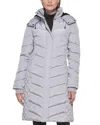 Kenneth Cole Women's Mixed Quilted Puffer Coat