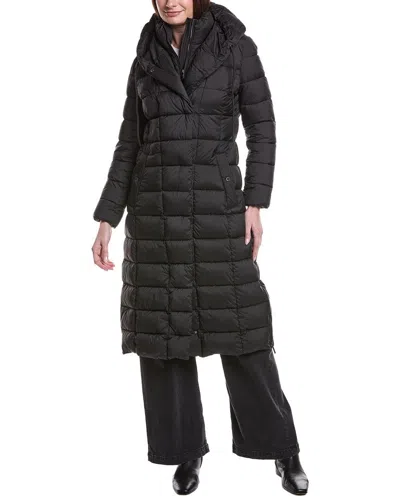 Kenneth Cole Puffer Coat In Black
