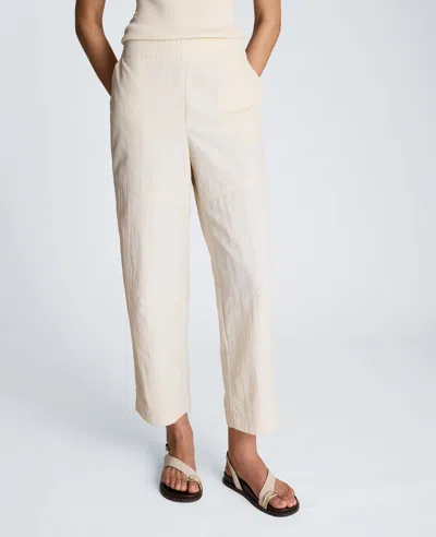KENNETH COLE Pull On Barrel Leg Pant With Slash Pockets