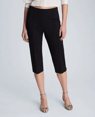 Kenneth Cole Pull On Capri Legging With Hollywood Waist Pant In Black