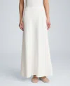 Kenneth Cole Pull On Flared Maxi Skirt In Multi