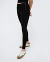 Kenneth Cole Crisscross Waist Wide Leg Pants In Black