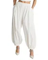 Kenneth Cole Pull-on Bubble Leg Pant In White