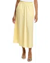 Kenneth Cole Pull-on Maxi Skirt In Yellow