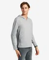 Kenneth Cole Pullover Hoodie In Charcoal
