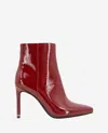 Kenneth Cole Quincy Bootie In Rio Red Black Patent