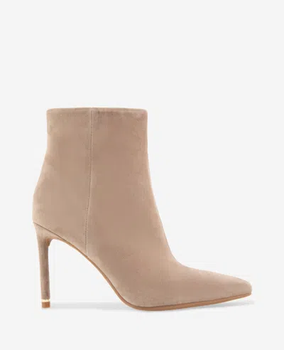 Kenneth Cole Quincy Suede Heel Ankle Boot In Multi