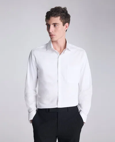 Kenneth Cole Reaction - Slim-fit Button-down Dress Shirt In White