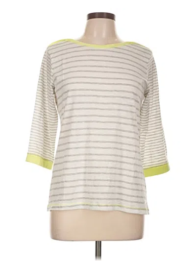 Pre-owned Kenneth Cole Reaction 3/4 Sleeve T-shirt In Gray