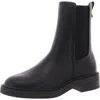 Kenneth Cole Reaction Anabelle Chelsea Womens Solid Faux Leather Chelsea Boots In Black