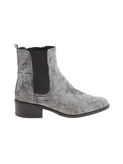 Pre-owned Kenneth Cole Reaction Ankle Boots In Gray