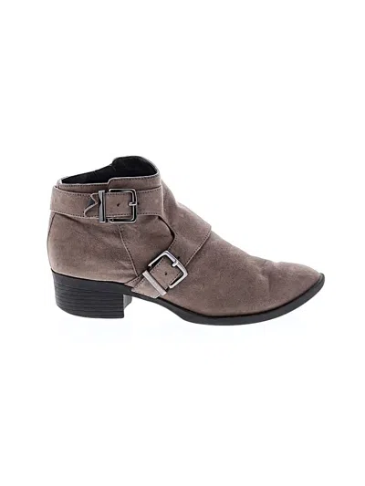 Pre-owned Kenneth Cole Reaction Ankle Boots In Gray