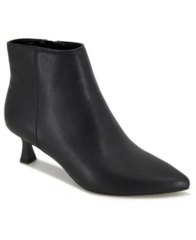 Kenneth Cole Reaction Bexx Boots Women's Black Kitten Heel Bootie Lion941