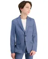Kenneth Cole Reaction Big Boys Slim-fit Neat Suit In Blue