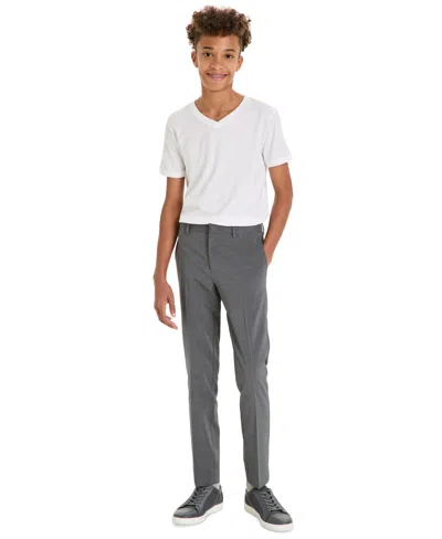 Kenneth Cole Reaction Kids' Big Boys Slim-fit Pants In Med Gray