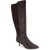 Kenneth Cole Reaction Blossom Womens Zipper Manmade Knee-high Boots In Gold