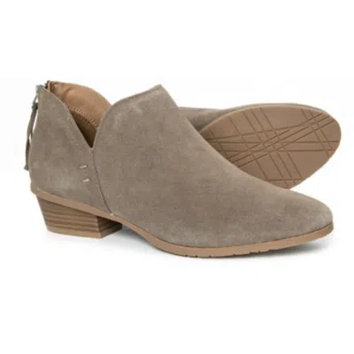 Kenneth Cole Reaction Boots Women's Concrete Suede Ankle Bootie Jobb1890 In Gray