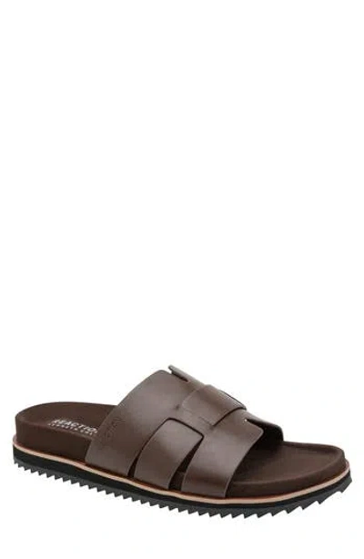 Kenneth Cole Reaction Calen Slide Sandal In Animal Print