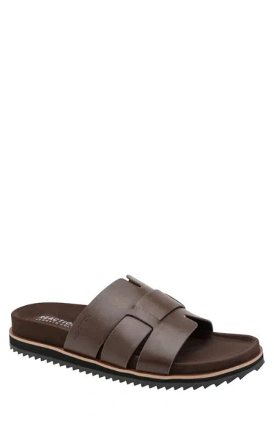 Kenneth Cole Reaction Calen Slide Sandal In Brown