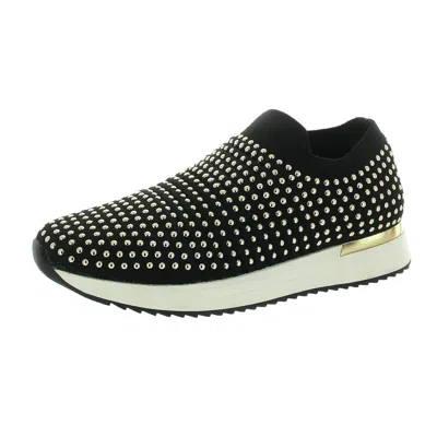 Kenneth Cole Reaction Cameron Stud Womens Studded Knit Slip-on Sneakers In Multi
