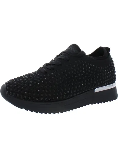 Kenneth Cole Reaction Cameron Womens Lifestyle Knit Casual And Fashion Sneakers In Black