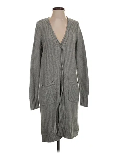Pre-owned Kenneth Cole Reaction Cardigan Sweater In Gray