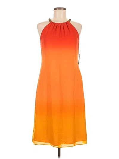 Pre-owned Kenneth Cole Reaction Casual Dress In Orange