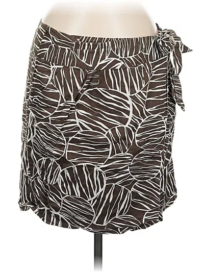 Pre-owned Kenneth Cole Reaction Casual Skirt In Brown