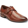 Kenneth Cole Reaction Cheer One Buckle Monk Shoe In Brown
