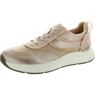 Kenneth Cole Reaction Claire Womens Lace-up Manmade Casual And Fashion Sneakers In Pink