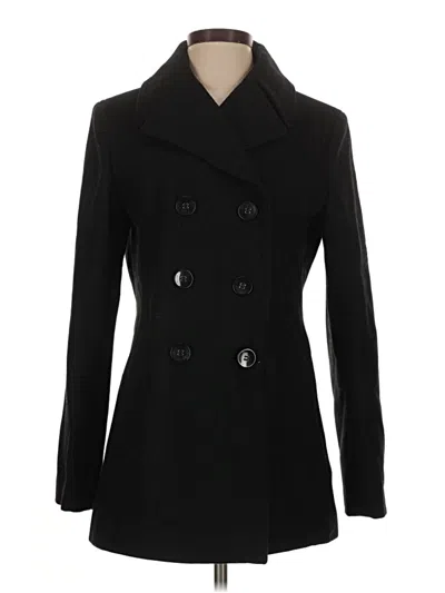 Pre-owned Kenneth Cole Reaction Coat In Black