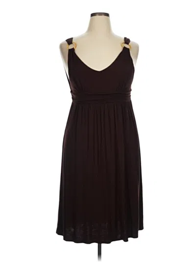 Pre-owned Kenneth Cole Reaction Cocktail Dress In Brown