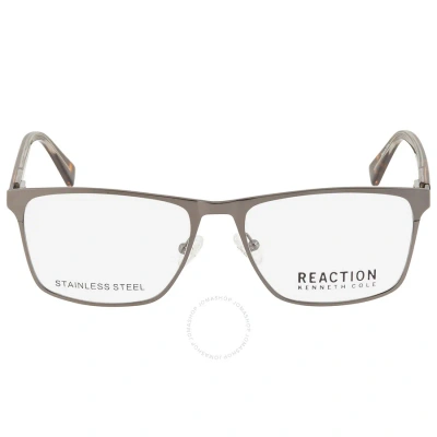 Kenneth Cole Reaction Demo Men's Eyeglasses Kc0902 009 56 In Gun Metal / Gunmetal