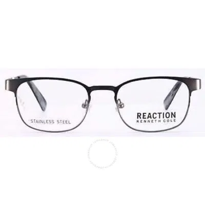 Kenneth Cole Reaction Demo Oval Men's Eyeglasses Kc0830-1 009 49 In Gun Metal / Gunmetal