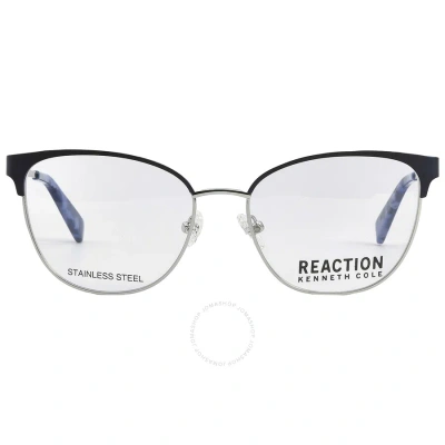 Kenneth Cole Reaction Demo Round Ladies Eyeglasses Kc0877 091 53 In Blue