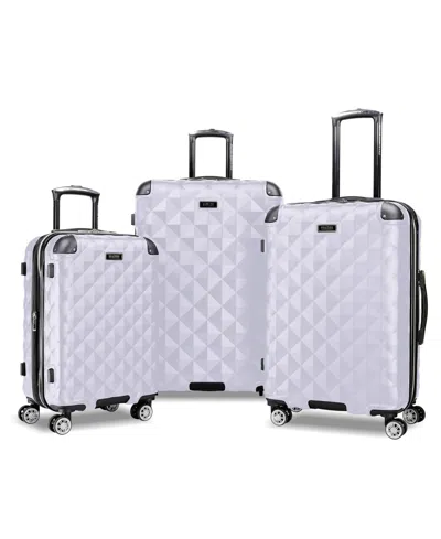 Kenneth Cole Reaction Diamond Tower 3-pc. Hardside Expandable Luggage Set In Lavender