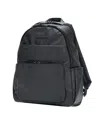 Kenneth Cole Reaction Double Compartment Faux Leather Marley Women's Backpack In Black