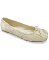 Kenneth Cole Reaction Elstree Mesh Ballet Flats In Porcelain