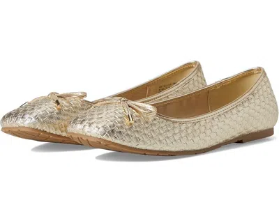 Kenneth Cole Reaction Elstree Rl23els24 Ballet Flats Women's Gold Woven Ver585