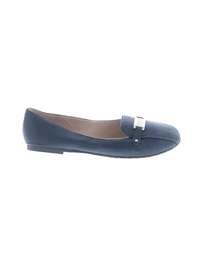 Pre-owned Kenneth Cole Reaction Flats In Blue
