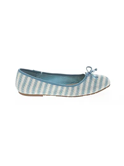 Pre-owned Kenneth Cole Reaction Flats In Blue