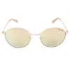Kenneth Cole Reaction Gradient Round Unisex Sunglasses Kc2839 28z 52 In White