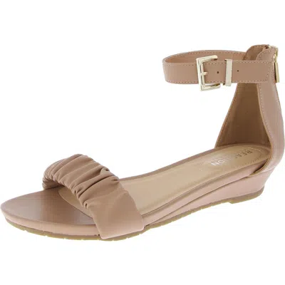 Kenneth Cole Reaction Great Scrunch Womens Square Open Toe Casual Slingback Sandals In Multi